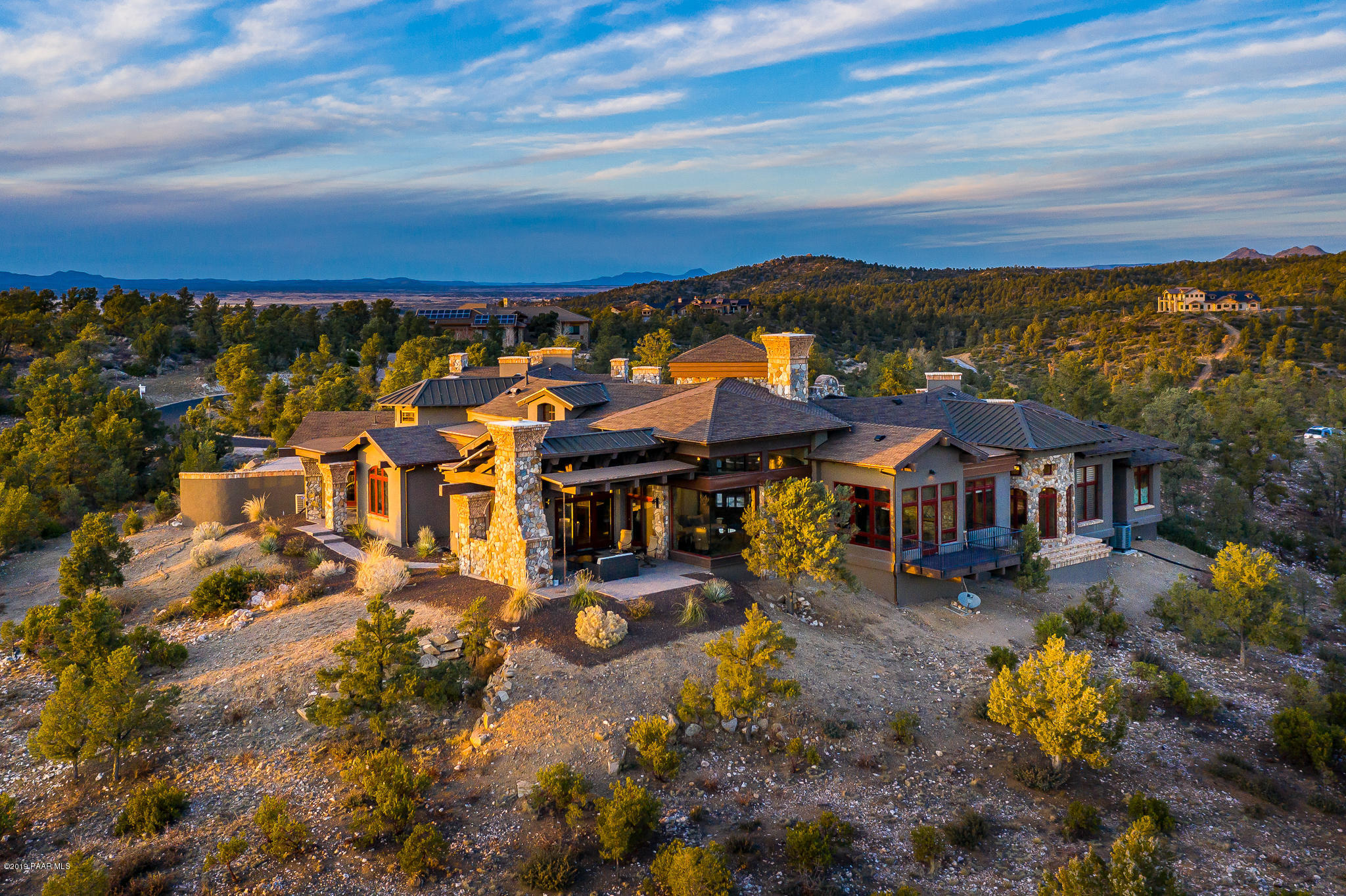 6785 West Almosta Ranch Road Prescott, AZ 86305 - Photo 78 of 81 an aerial view of multiple house