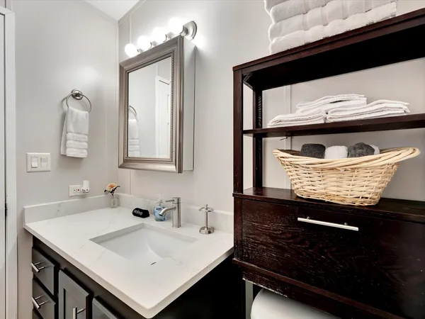 a close view of washer and dryer