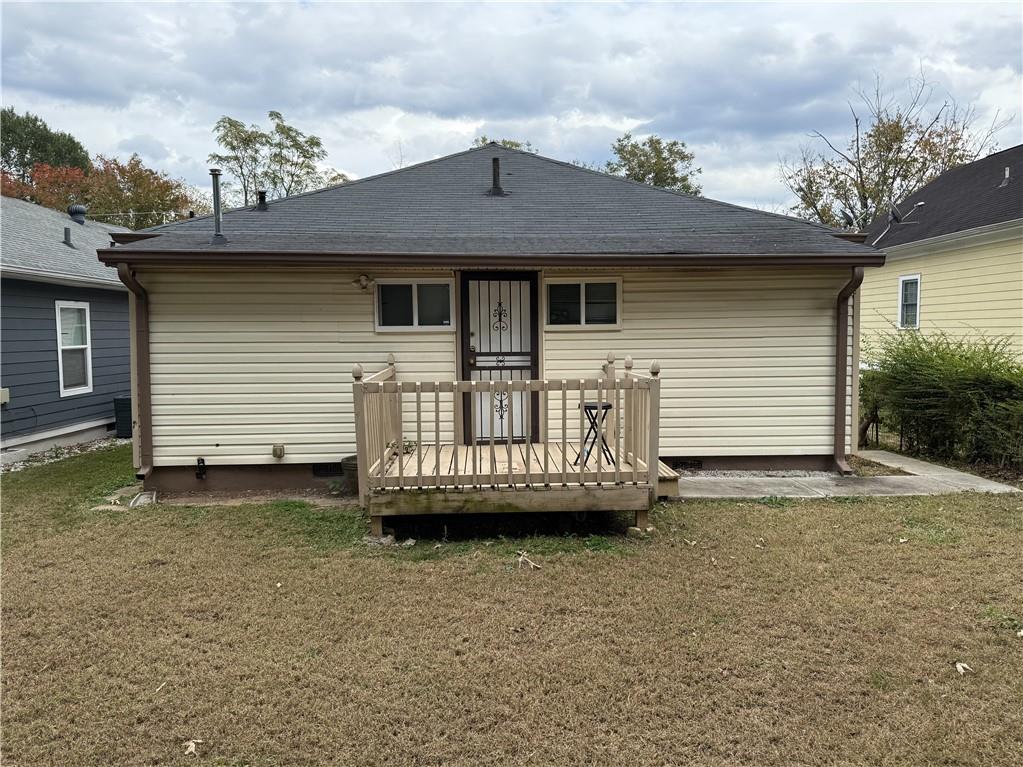 1097 Fortress Avenue Southwest Atlanta, GA 30315 - Photo 39 of 39 a view of a house with a wooden deck