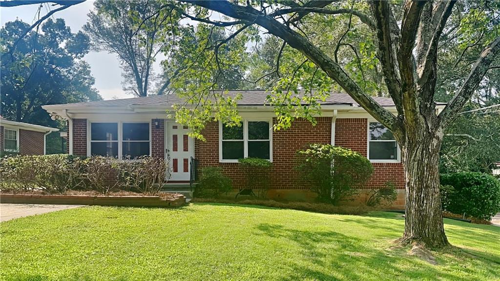 3339 Beech Drive Decatur, GA 30032 - Photo 1 of 1 front view of a house with a yard