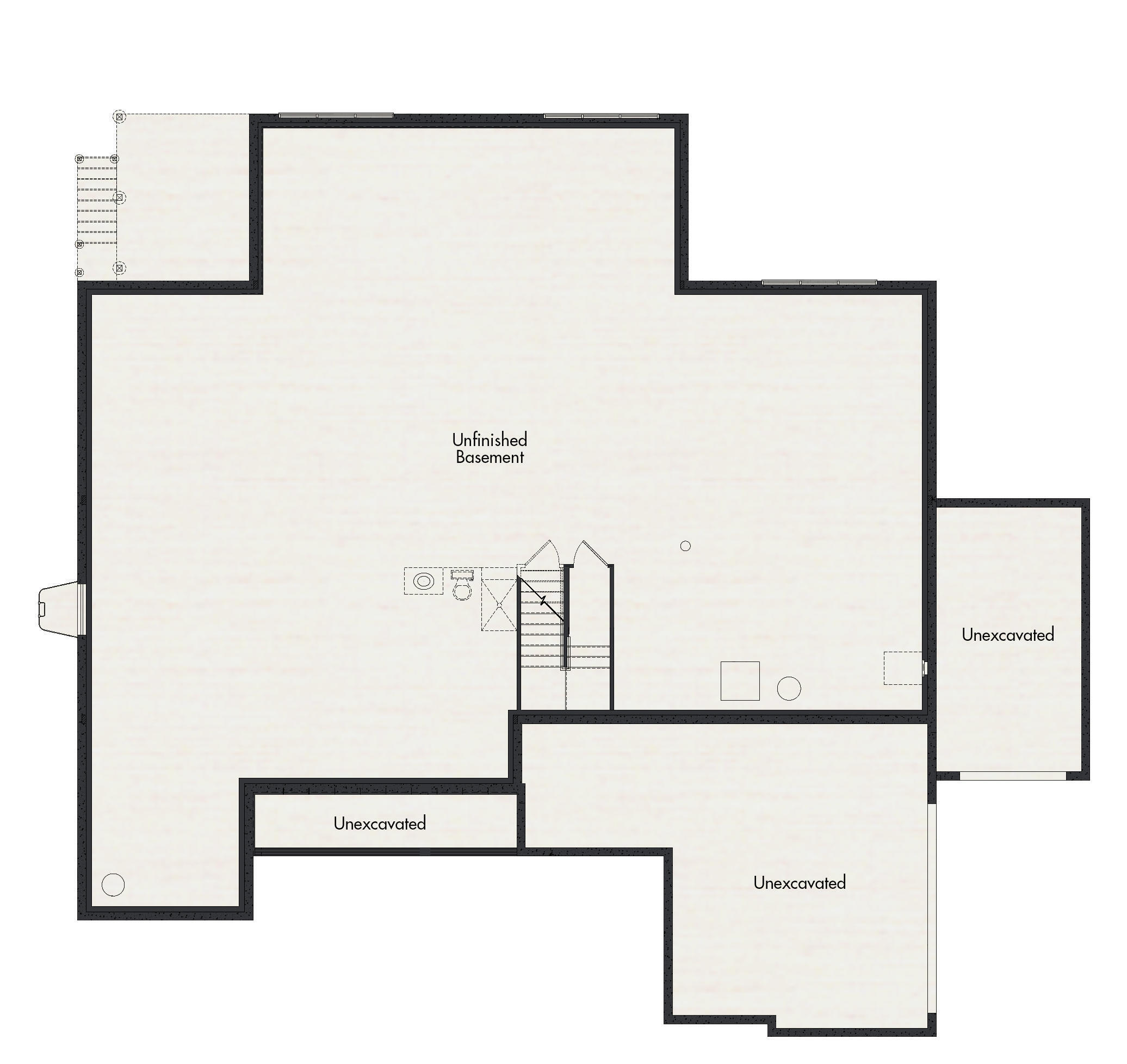701 Wild Ridge Drive Lake Geneva, WI 53147 - Photo 3 of 3 WSR 04 Abigail IV Ranch Basement