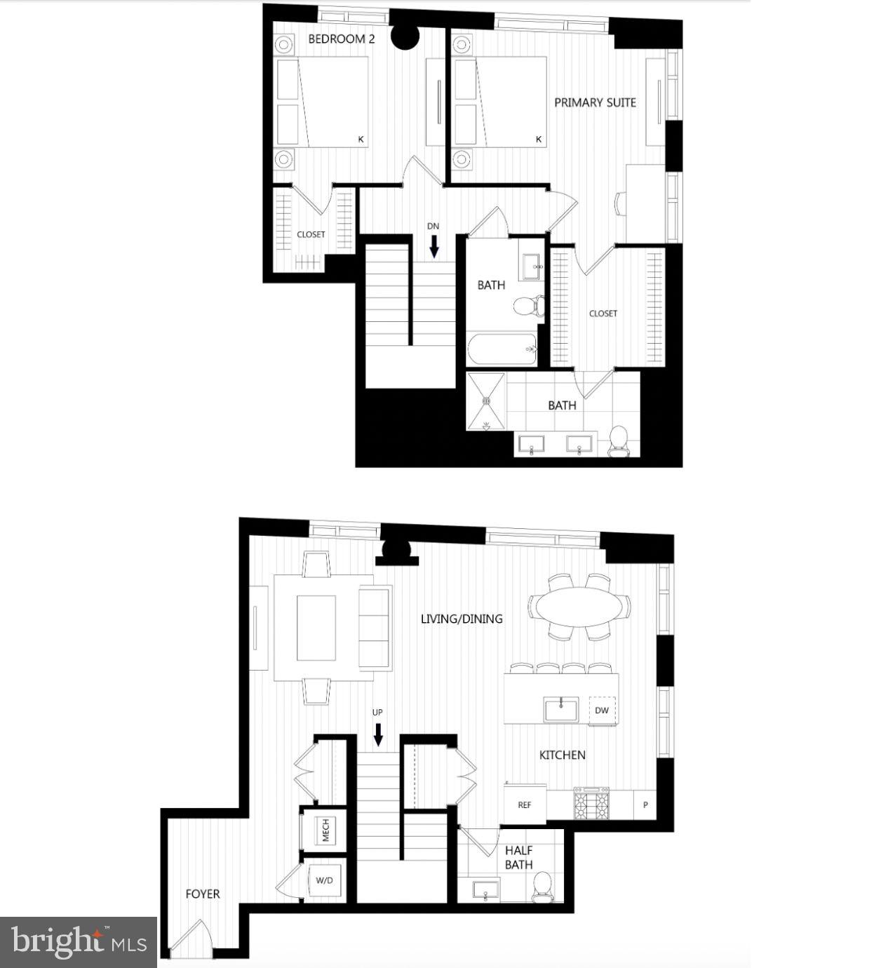5300 Wisconsin Avenue Northwest, Unit TH7/VARIES Washington, DC 20015 - Photo 29 of 29 a picture of a bench in front of a mirror