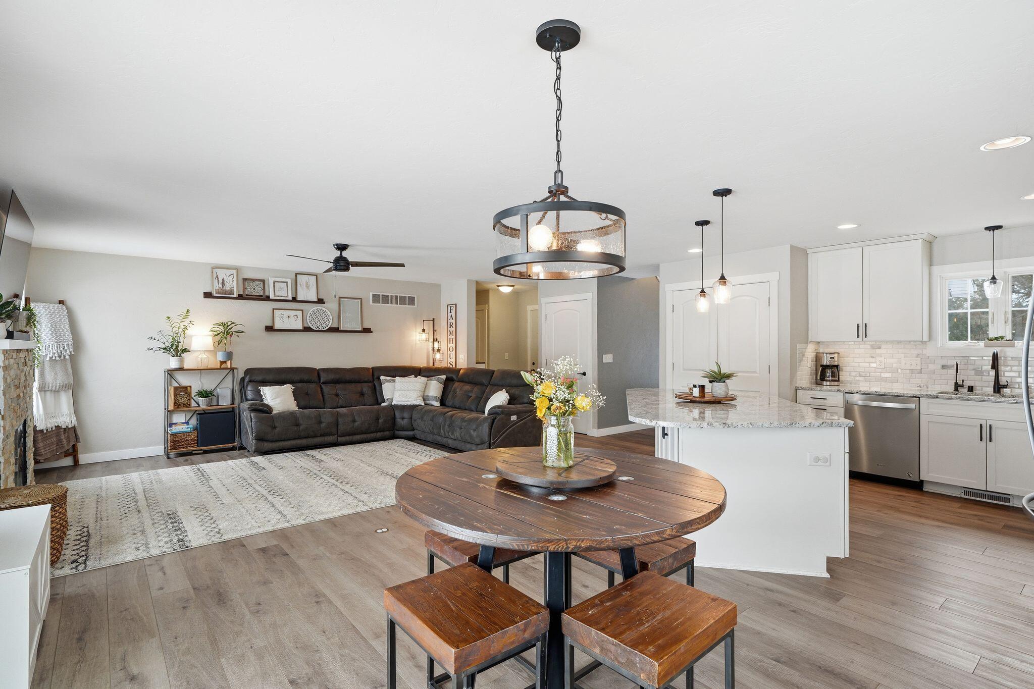 307 Scuppernong Circle Dousman, WI 53118 - Photo 13 of 39 Kitchen and Living Room