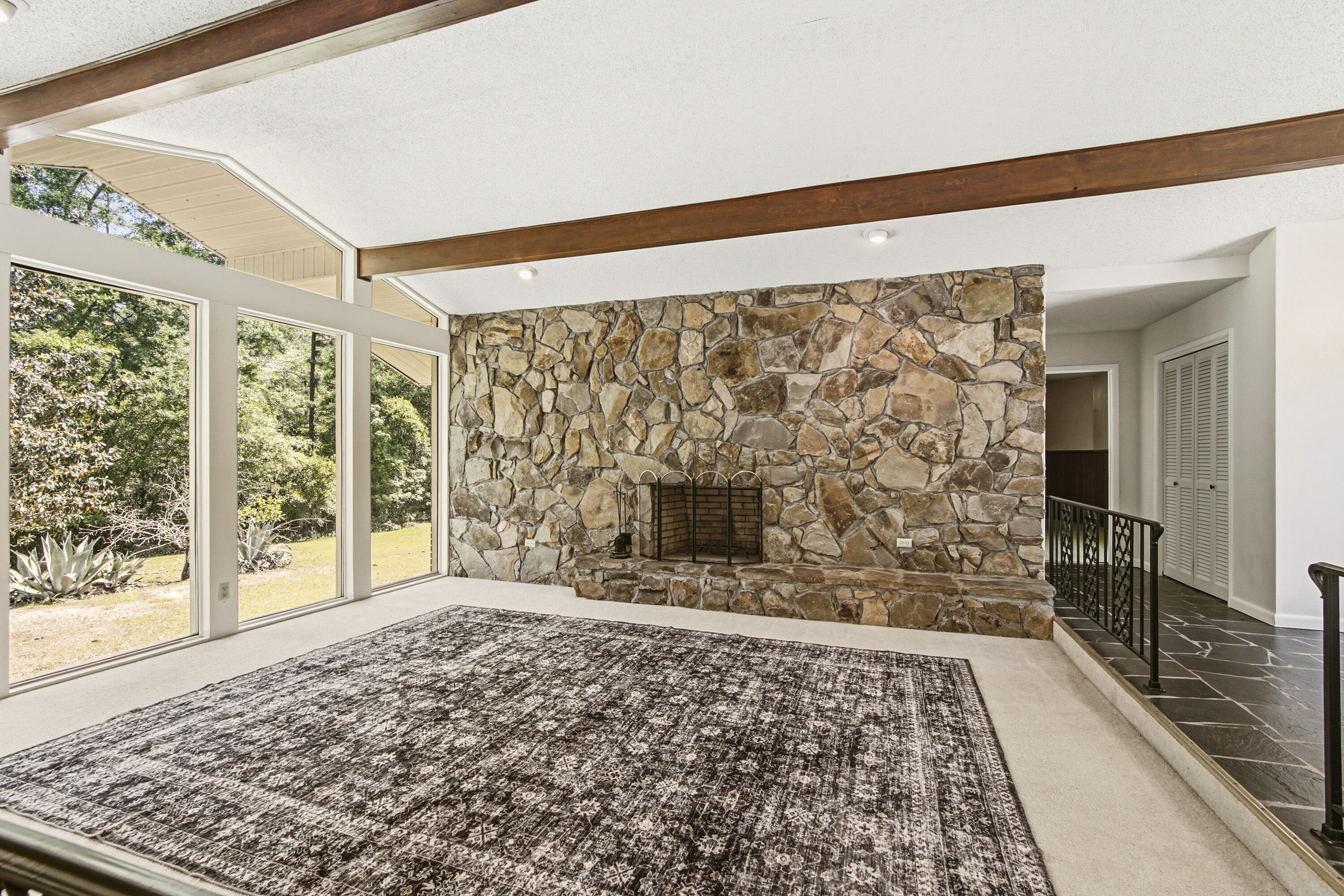 1186 Pine Forest Road Chipley, FL 32428 - Photo 42 of 75 Living Room with Stone Fireplace