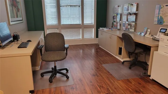 a room with gym equipment