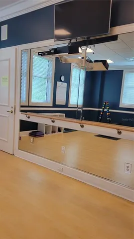 a room with furniture and window