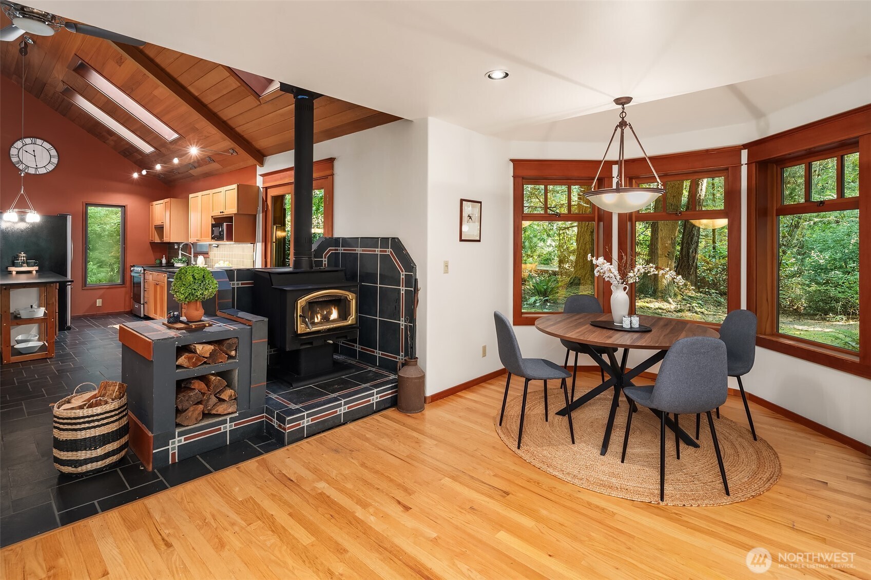 17804 Thorsen Road Southwest Vashon, WA 98070 - Photo 14 of 39 a view of a livingroom with furniture window and wooden floor