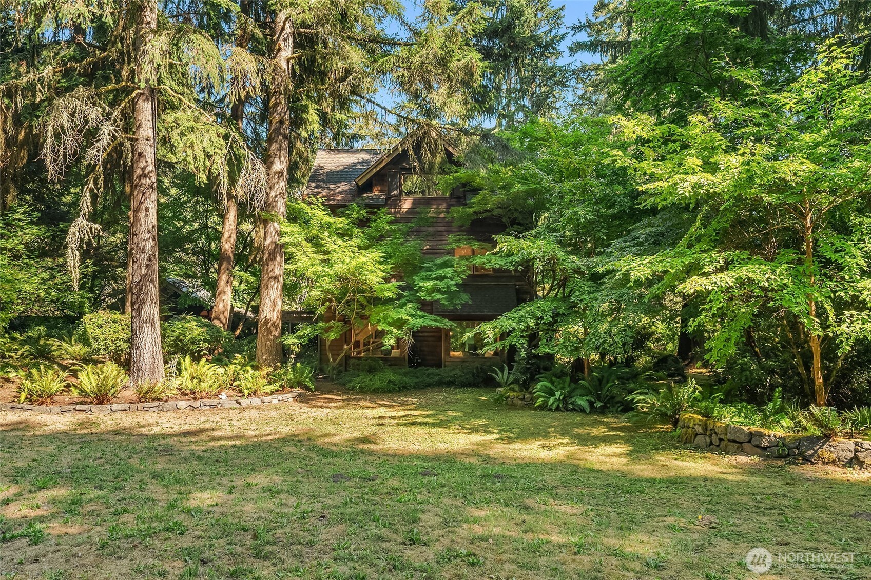 17804 Thorsen Road Southwest Vashon, WA 98070 - Photo 33 of 39 a view of a yard with plants and trees