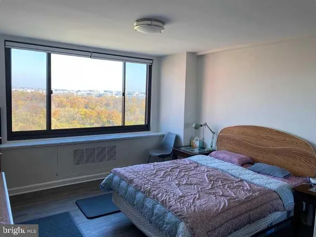 a view of a water fountain and floor to yard