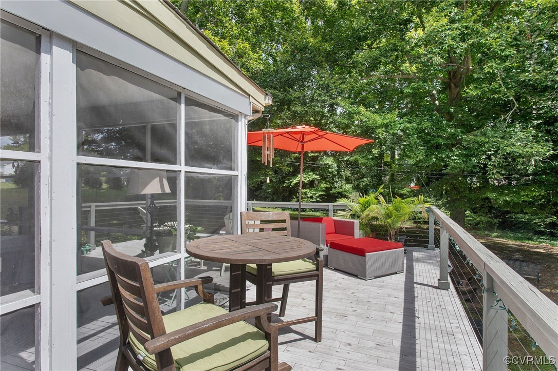 6412 Gaines Mill Road Mechanicsville, VA 23111 - Photo 31 of 33 a view of a patio with a table and chairs