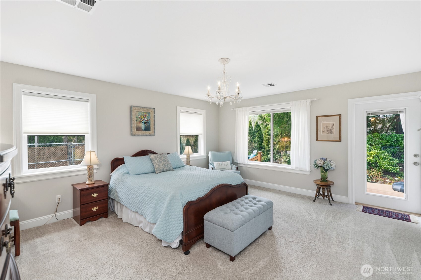 346 Dungeness Meadows Sequim, WA 98382 - Photo 13 of 36 a bed room with a bed and a couch