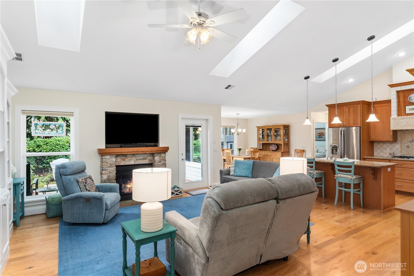 346 Dungeness Meadows Sequim, WA 98382 - Photo 6 of 36 a living room with furniture and a flat screen tv