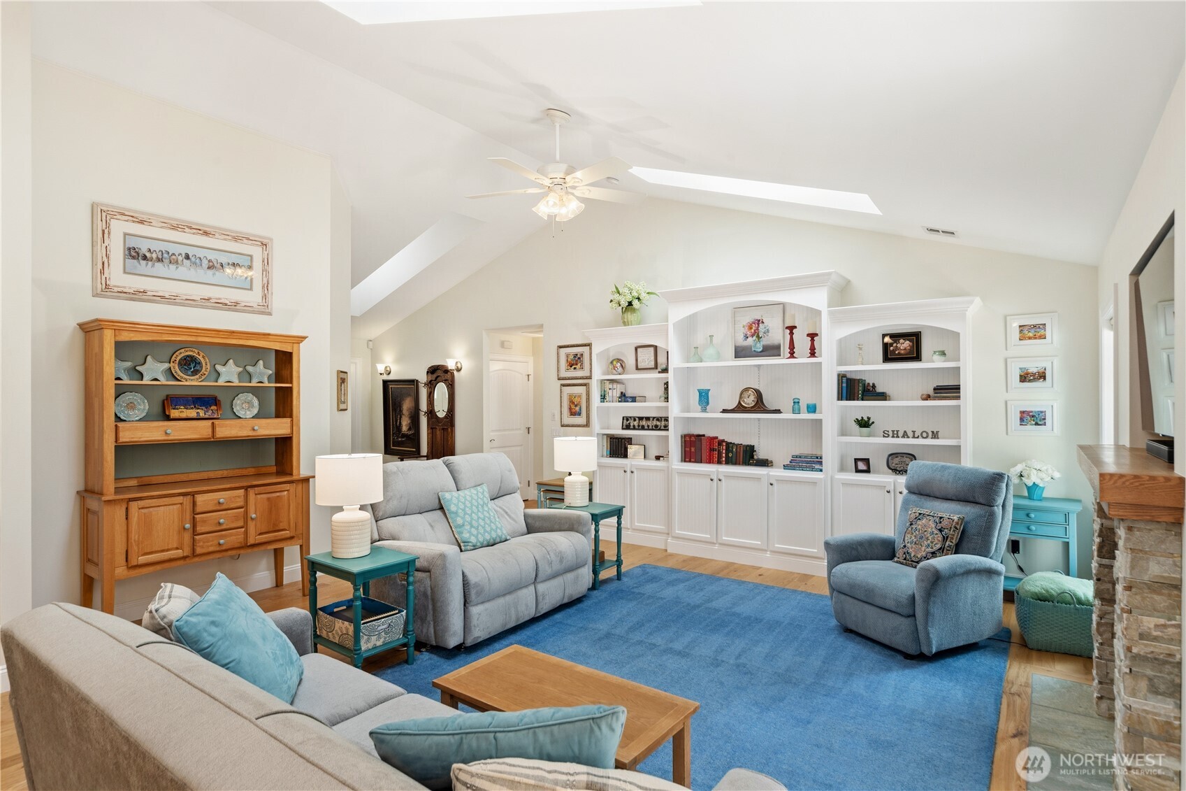 346 Dungeness Meadows Sequim, WA 98382 - Photo 8 of 36 a living room with furniture and wooden floor