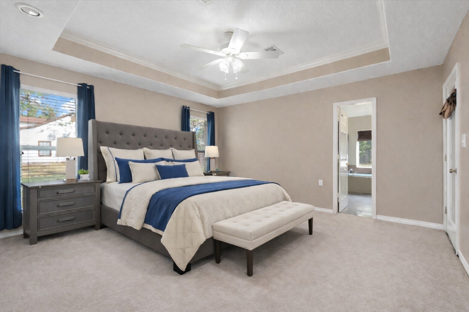 10205 Fostoria Road Cleveland, TX 77328 - Photo 4 of 41 AI Staged Primary Bedroom