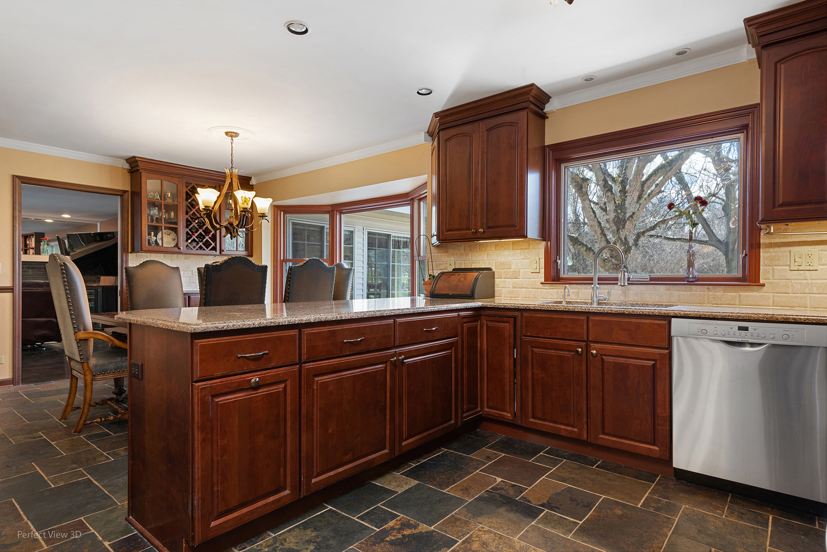 32-w050 Cedar Lane Wayne, IL 60184 - Photo 5 of 38 a kitchen with a sink and cabinets