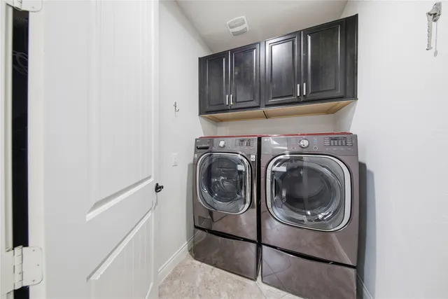 a view of a room with storage and utility