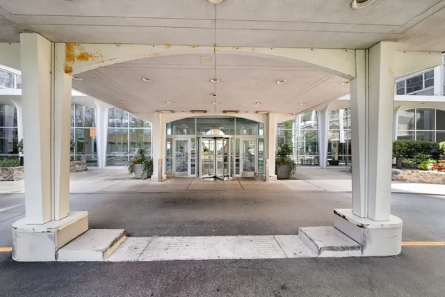 a living room with entrance gate