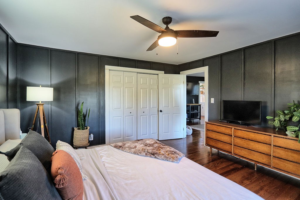 435 Canaan Road Columbia, TN 38401 - Photo 18 of 27 a bedroom with a bed and a flat screen tv on the dresser