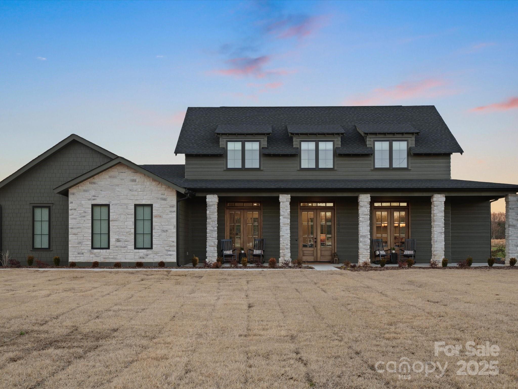 a house view with a outdoor space