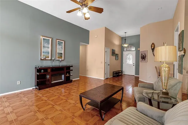 a bathroom with a shower and a glass door