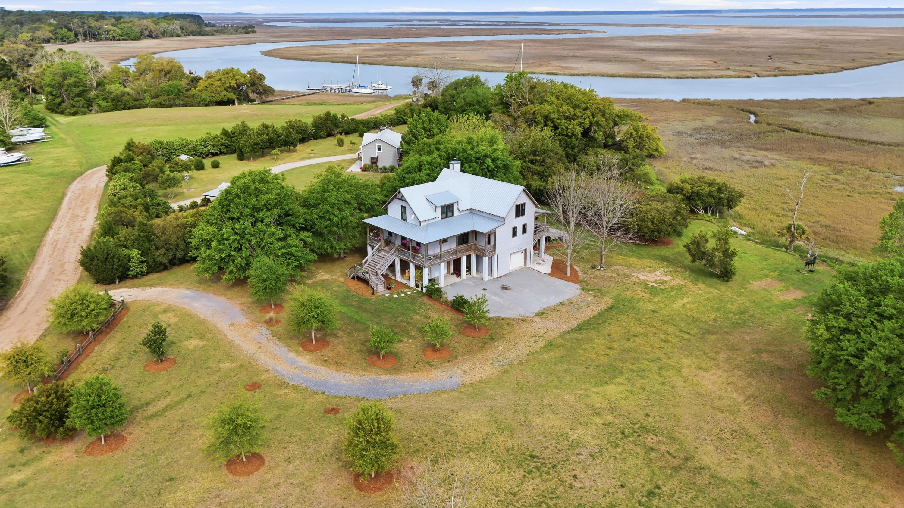 1692 Wharf Ferry Road Edisto Island, SC 29438 - Photo 2 of 55 52-051_DJI_20260403101341_0016_D