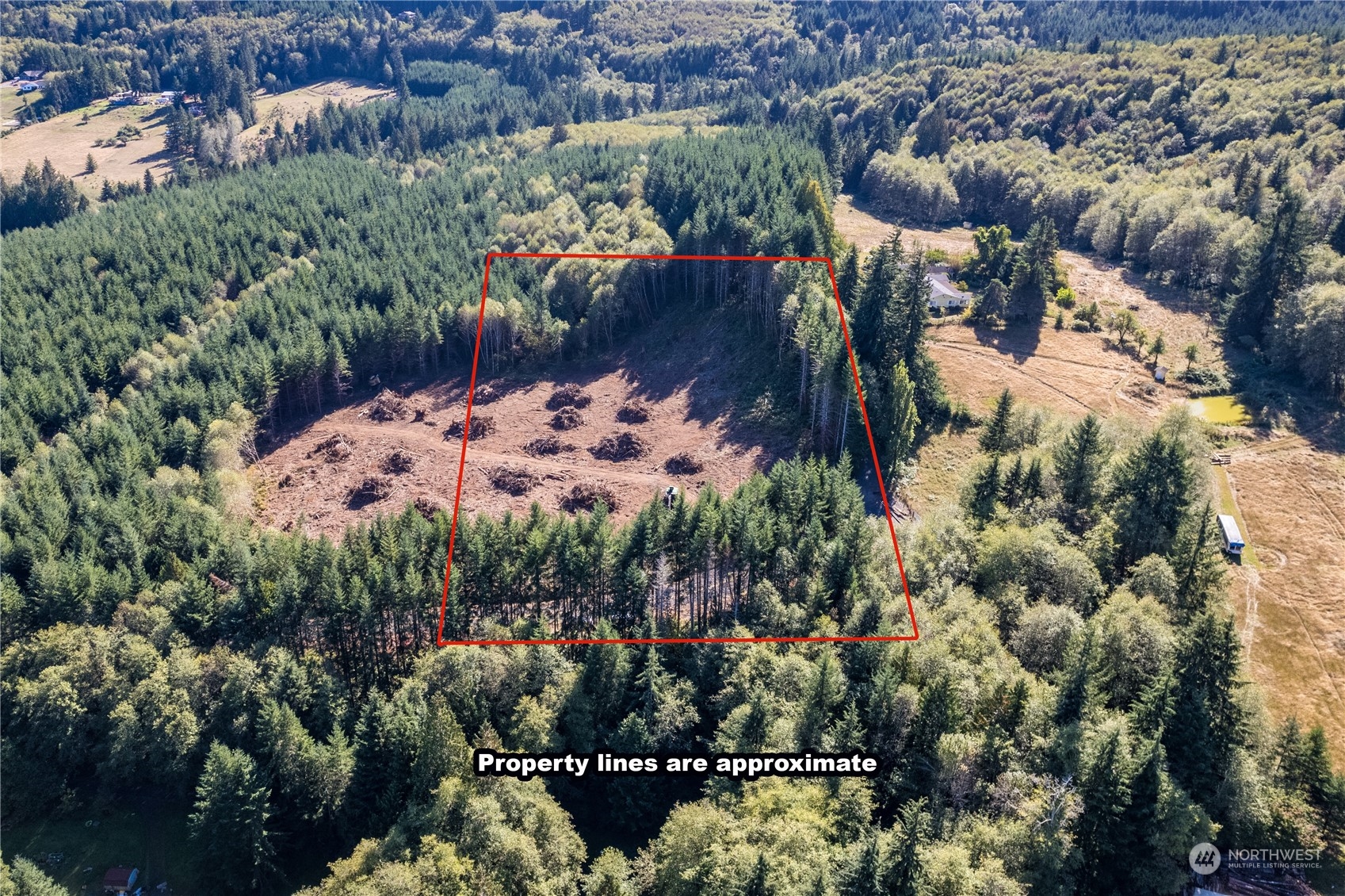 0 Hunter Road Longview, WA 98632 - Photo 2 of 10 a view of a lake with a house in the background