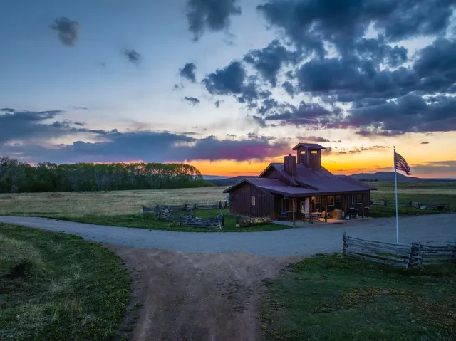 a view of outdoor space with mountain and green space