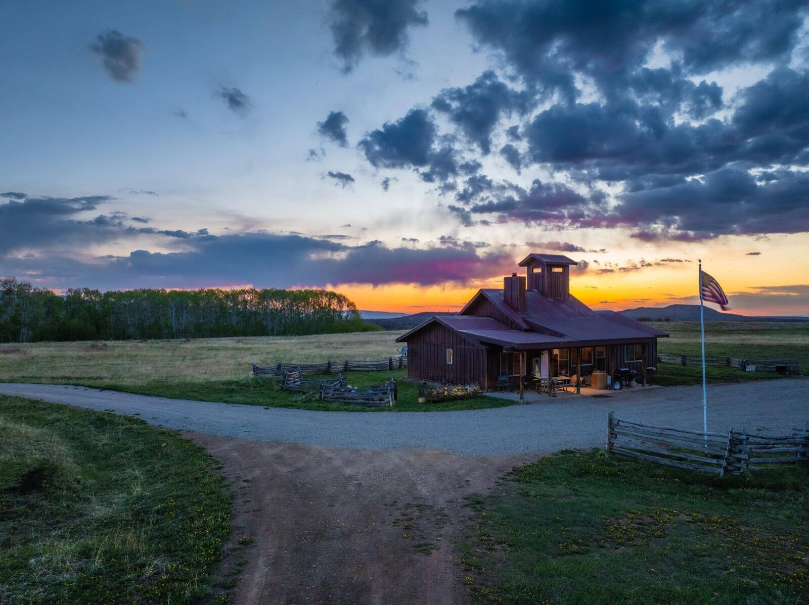 8325 County Rd M44 Placerville, CO 81430 - Photo 15 of 62 front view of a house with a yard