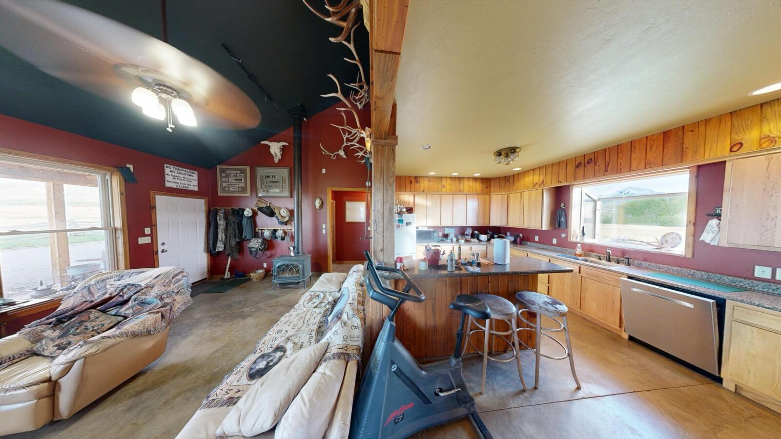 8325 County Rd M44 Placerville, CO 81430 - Photo 37 of 62 a large kitchen with lots of counter space