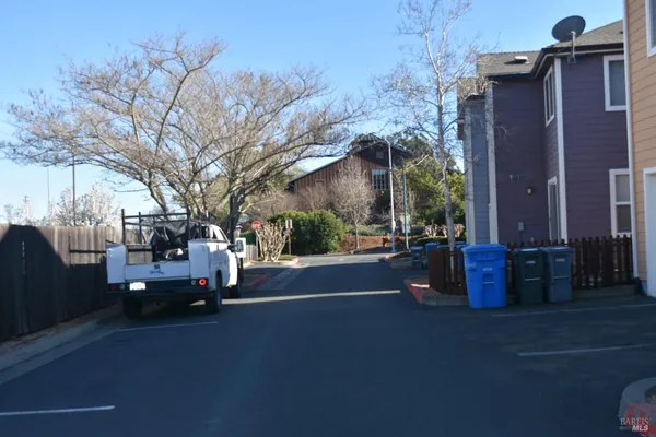 a car parked on the side of the road