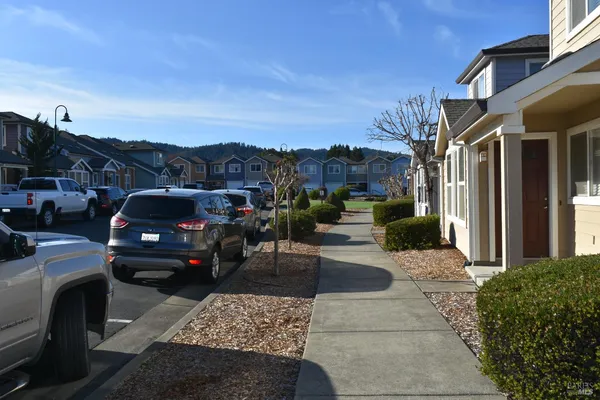 a view of city from balcony