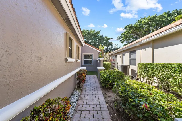 a view of a lake with a mountain in the background