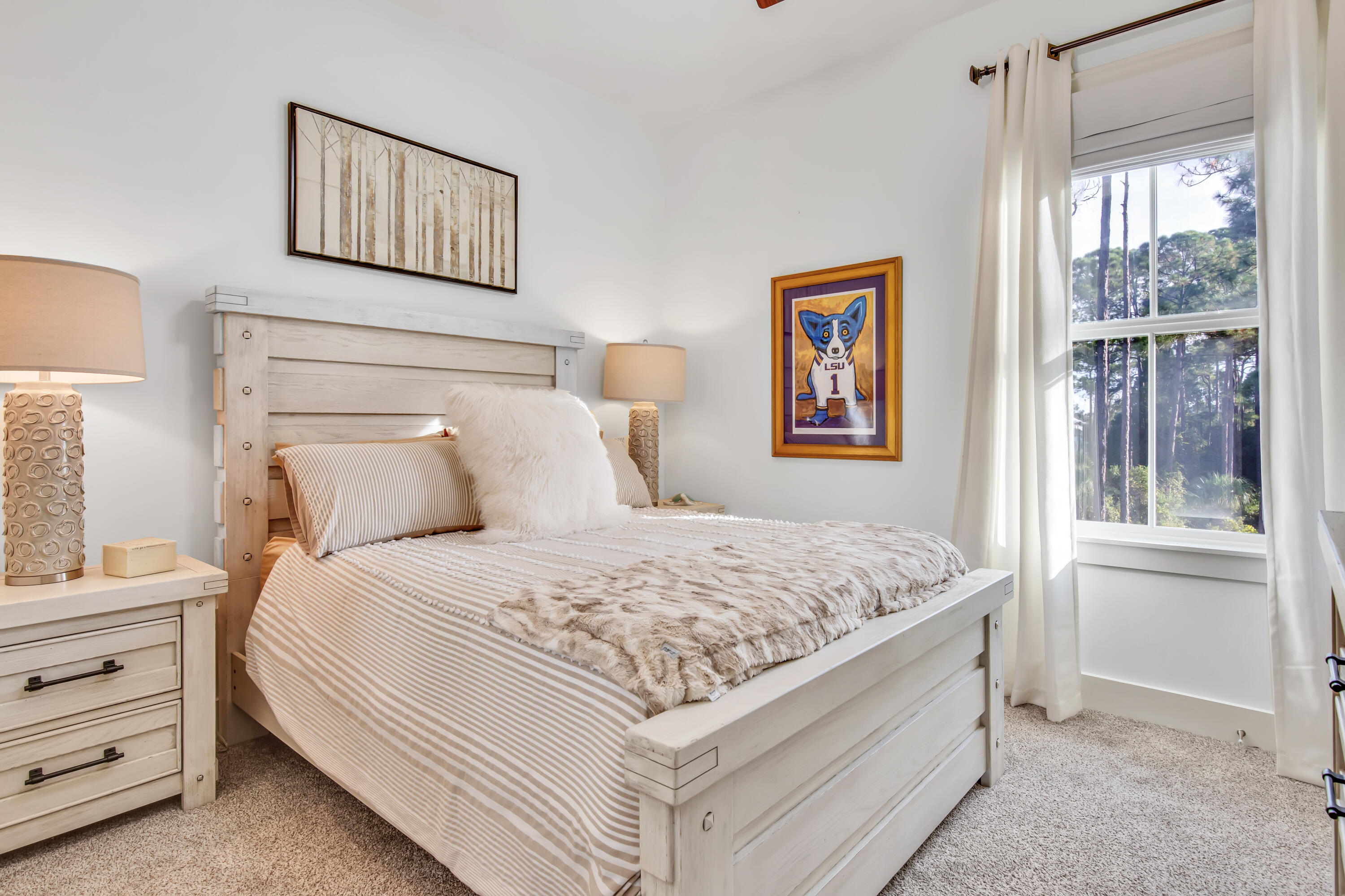 195 Redbud Lane Inlet Beach, FL 32461 - Photo 18 of 24 a bedroom with a bed and a window