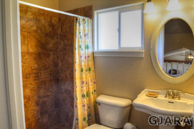 1575 15 Road Loma, CO 81524 - Photo 20 of 30 a bathroom with a toilet sink and mirror