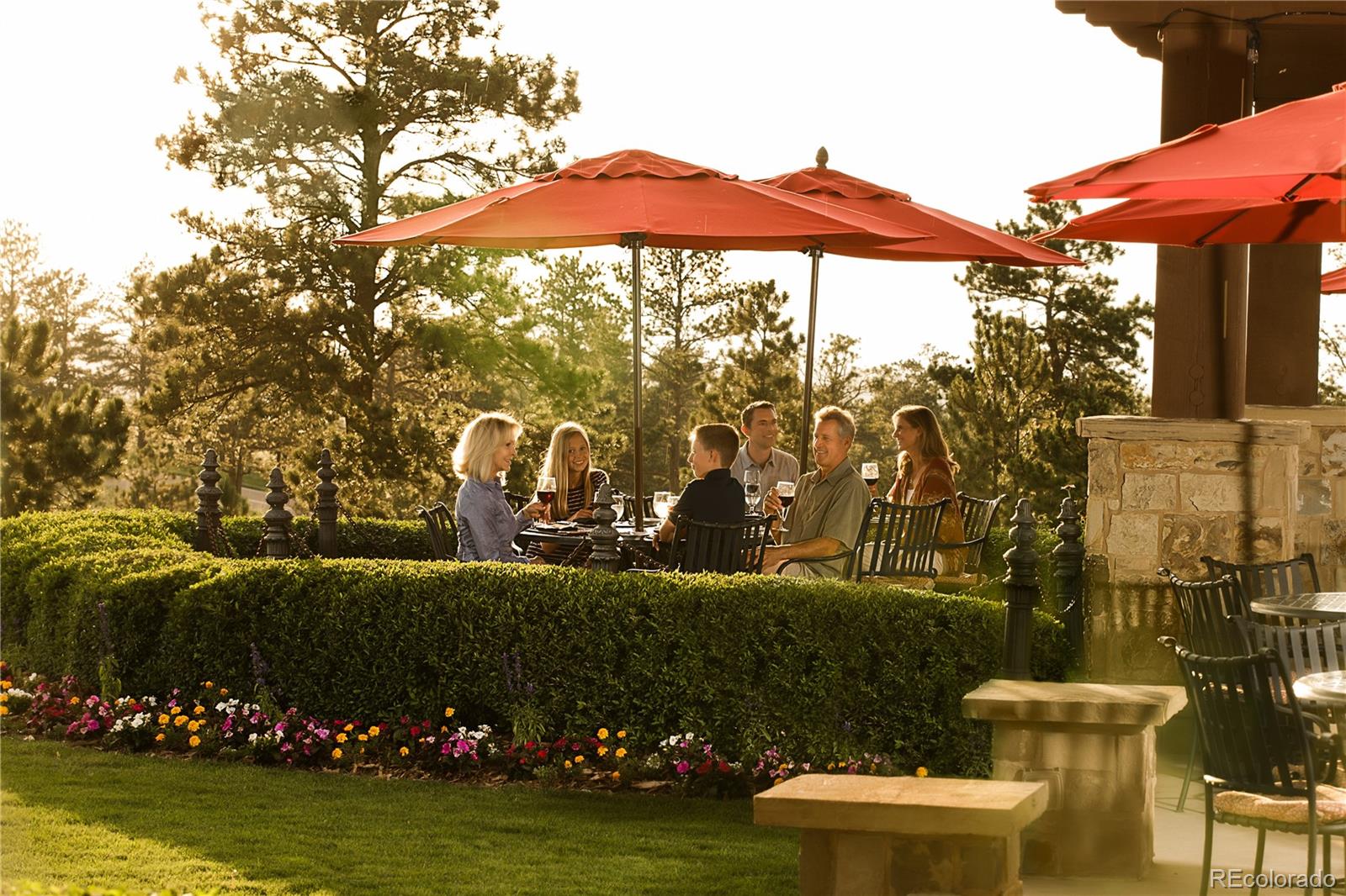 7921 Forest Keep Circle Parker, CO 80134 - Photo 11 of 36 a view of a chairs and table in backyard