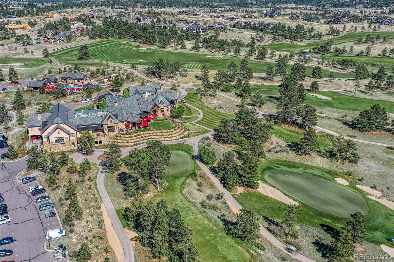 7921 Forest Keep Circle Parker, CO 80134 - Photo 2 of 36 an aerial view of residential houses with outdoor space and trees