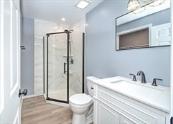13 Showell Pond Road Sandown, NH 03873 - Photo 24 of 42 a bathroom with a sink toilet and shower