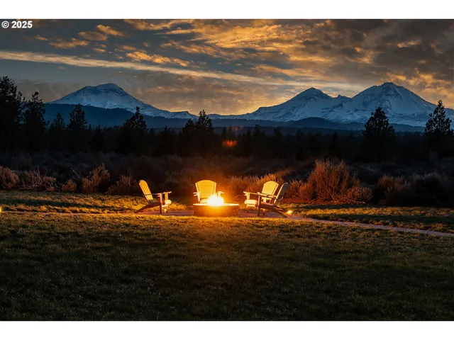 a view of a lake in middle of the town