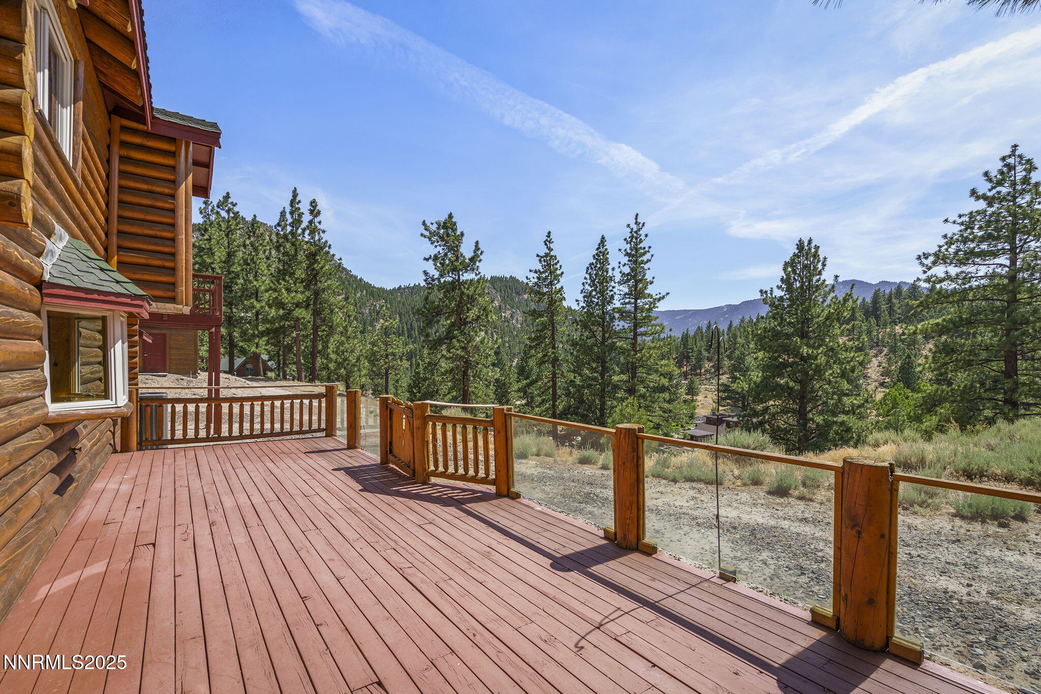 4684 Old Clear Creek Road Carson City, NV 89705 - Photo 43 of 46 a view of a balcony with wooden floor and fence