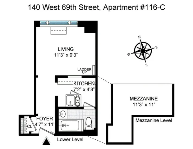 $359,000 | 140 West 69th Street, Unit 116C | Upper West Side