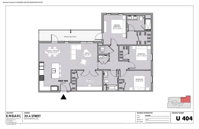 $6,000 | 33 A Street, Unit 404, Boston, MA 02127