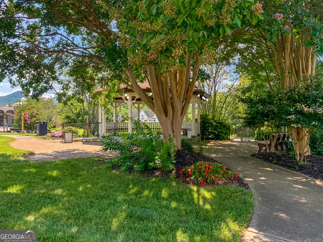 a view of yard with tree s