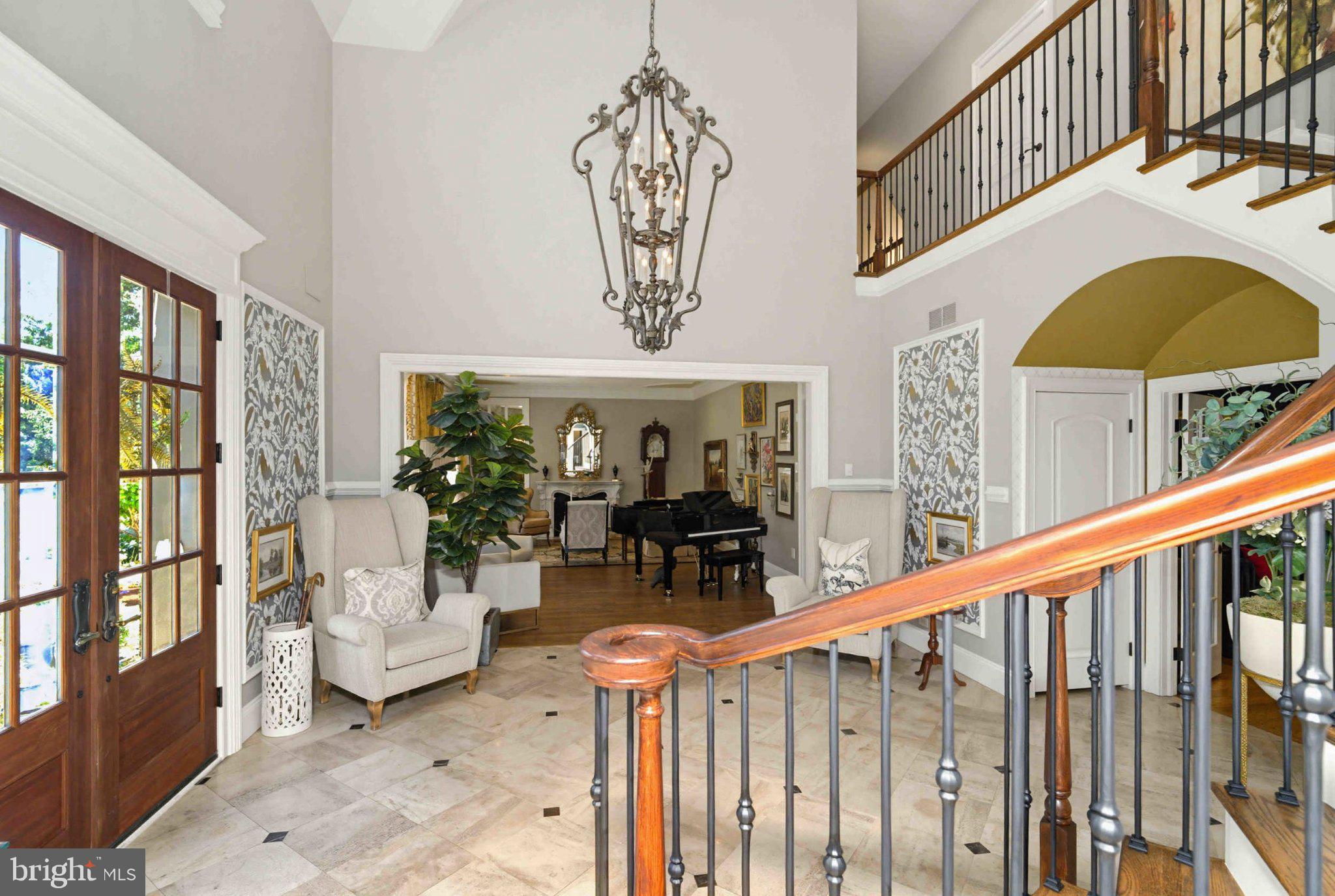 2244 Deer Path Road Huntingdon Valley, PA 19006 - Photo 29 of 95 Elegant foyer with grand staircase.
