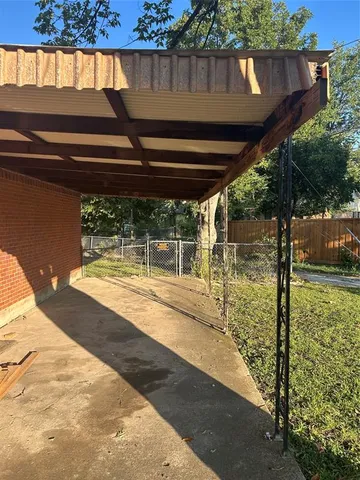 a picture of a park with a bench