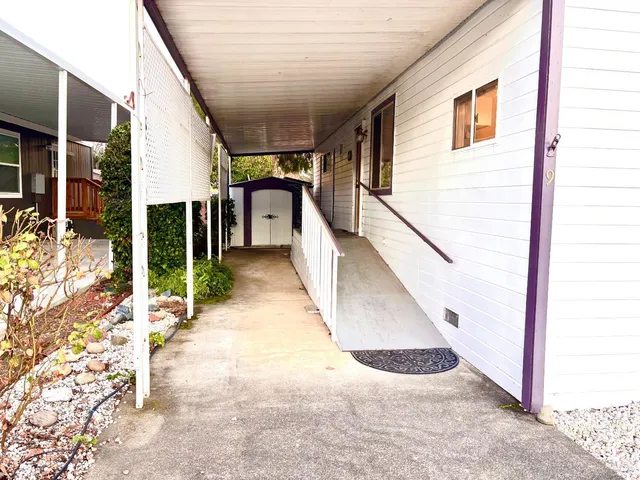 a view of a car garage