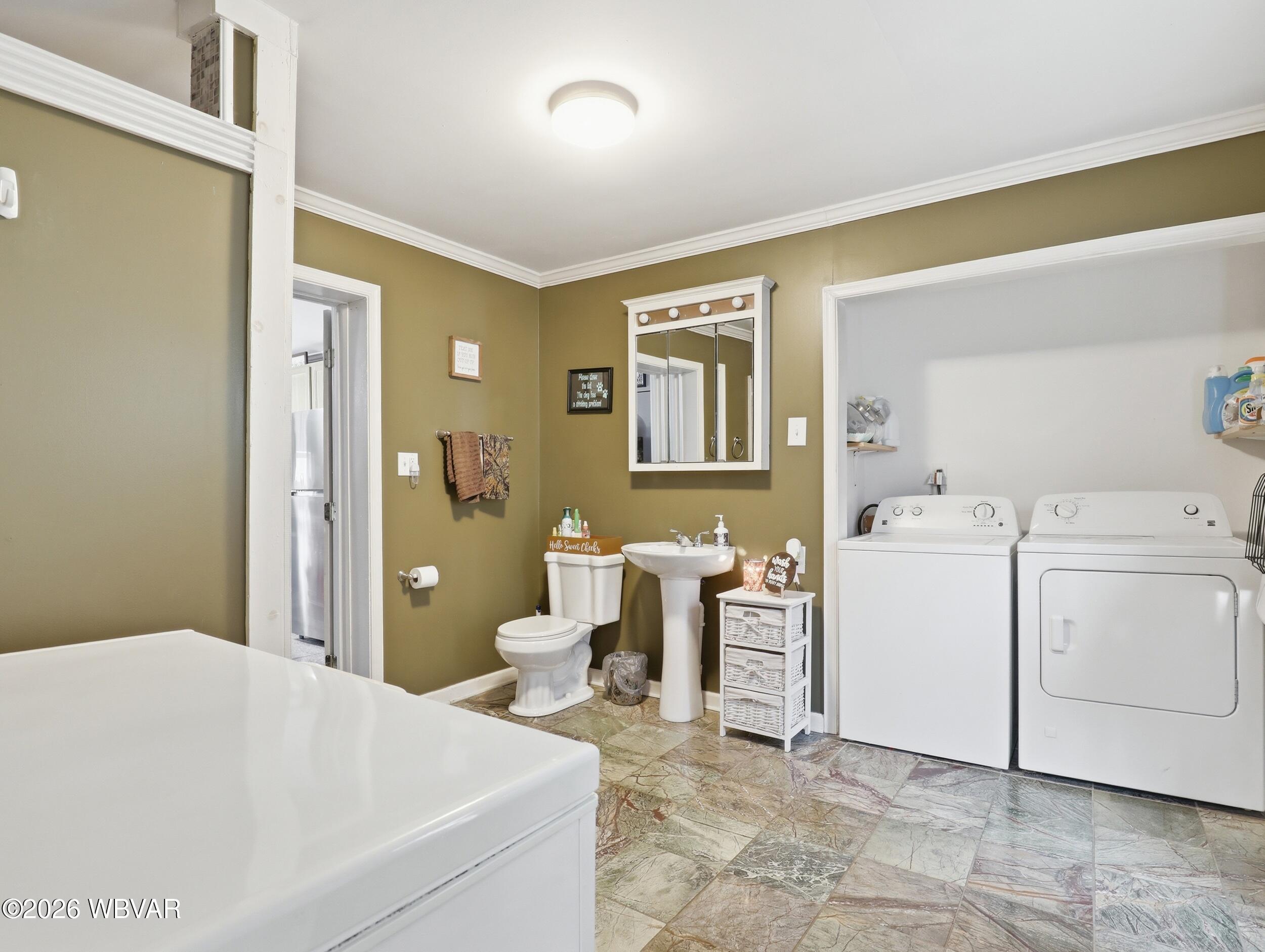80 Benders Road Muncy Valley, PA 17758 - Photo 15 of 30 3/4 bathroom/laundry room.