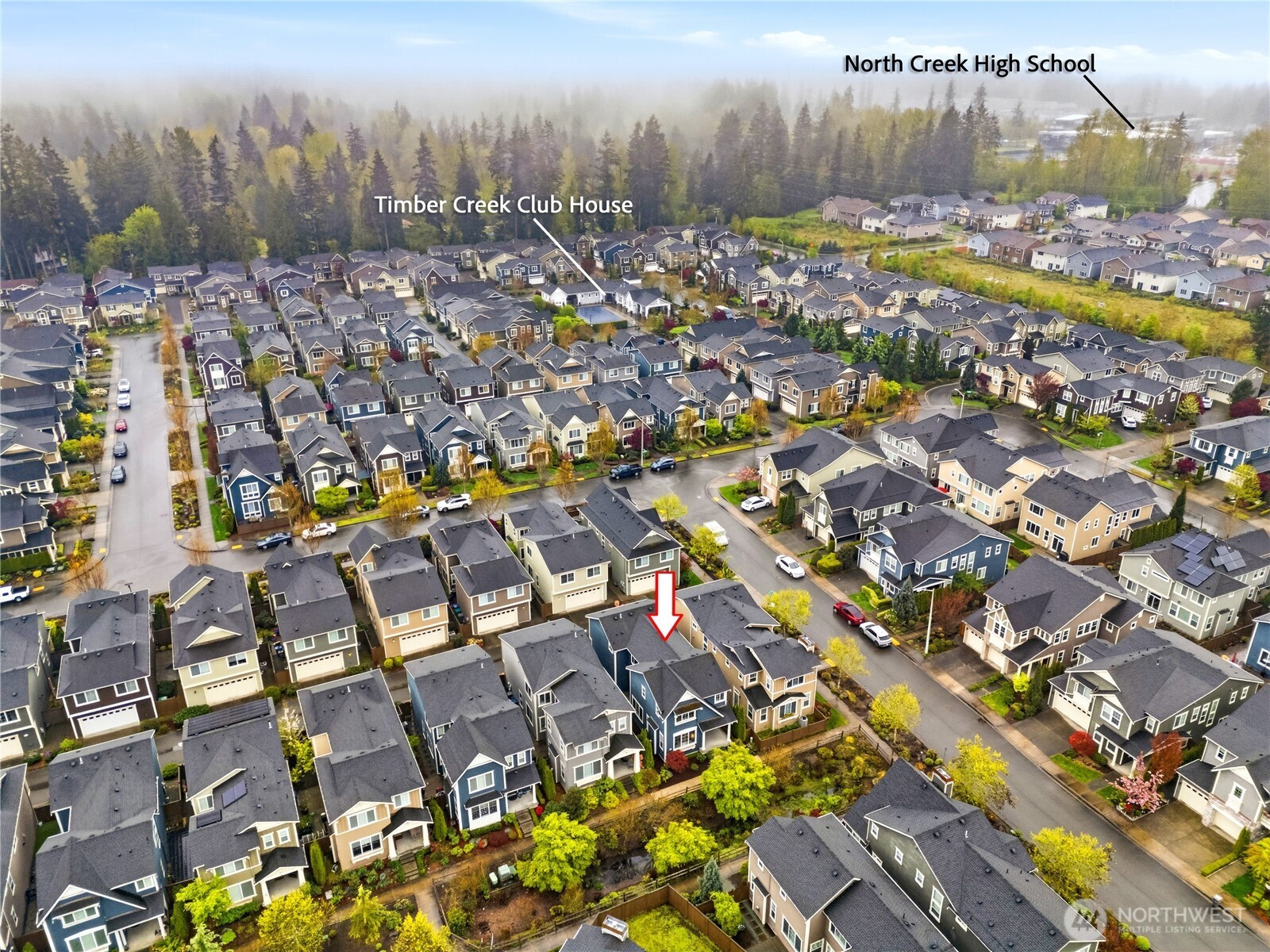 4413 185th Place Southeast Bothell, WA 98012 - Photo 36 of 40 a view of a city with tall buildings