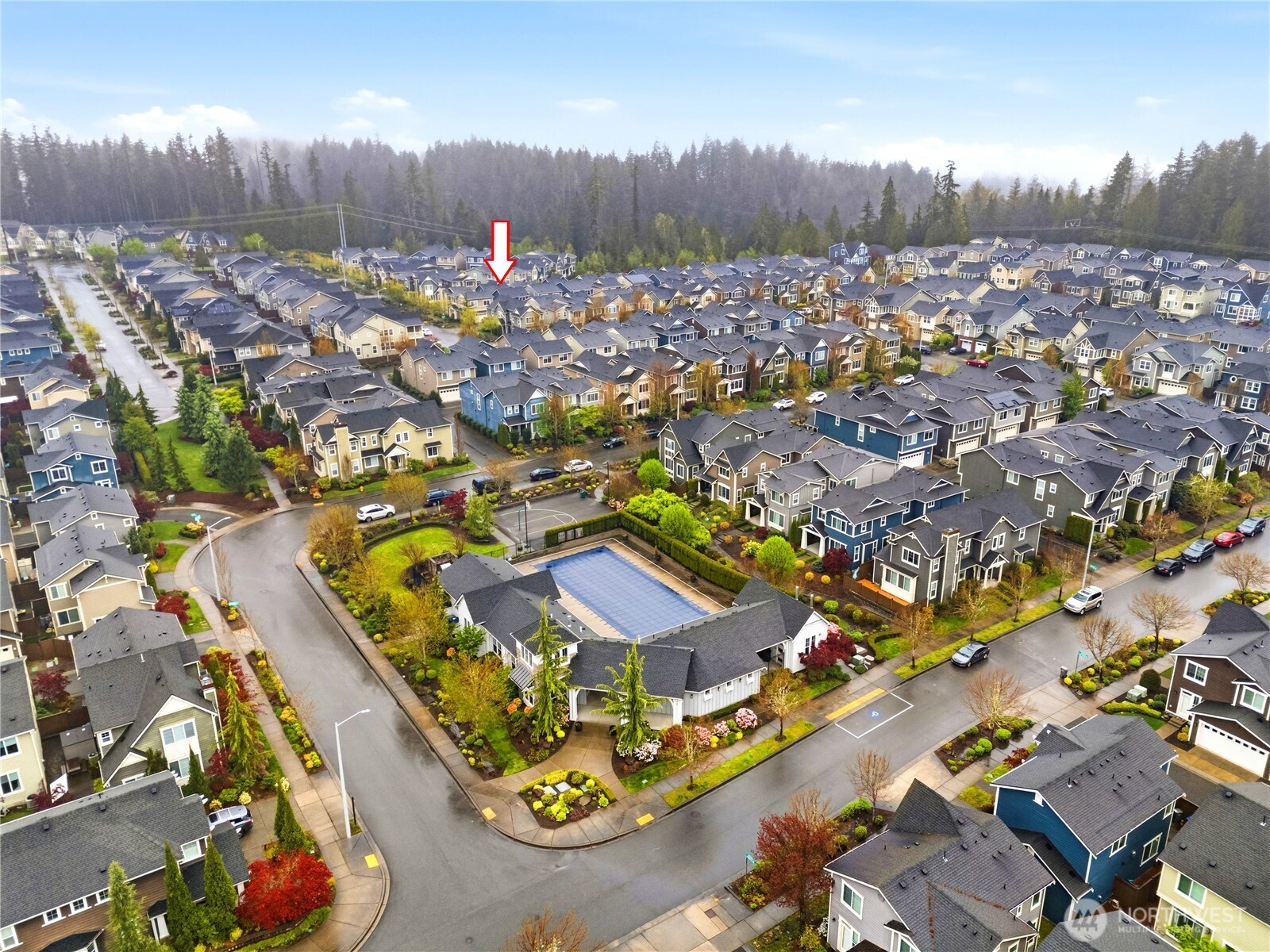 4413 185th Place Southeast Bothell, WA 98012 - Photo 37 of 40 an aerial view of a city