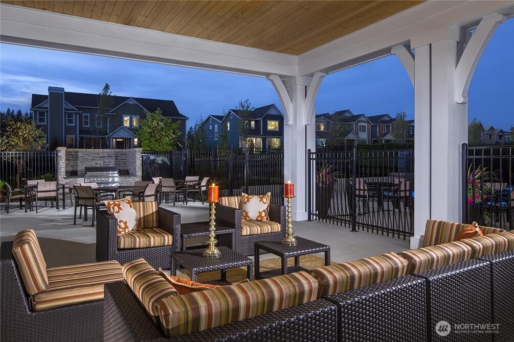 4413 185th Place Southeast Bothell, WA 98012 - Photo 40 of 40 a outdoor living space with furniture and a potted plant
