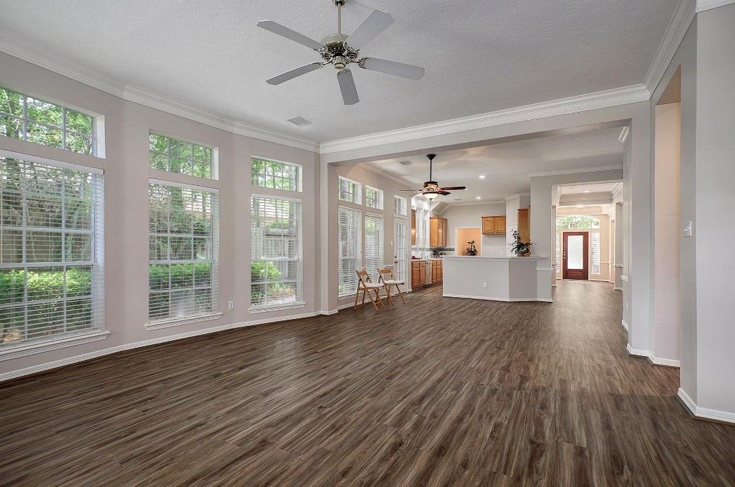 34 Reflection Point The Woodlands, TX 77381 - Photo 15 of 42 Looking from the Living room to the Kitchen